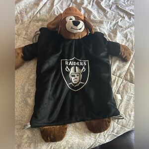 Raiders Plush Dog Backpack